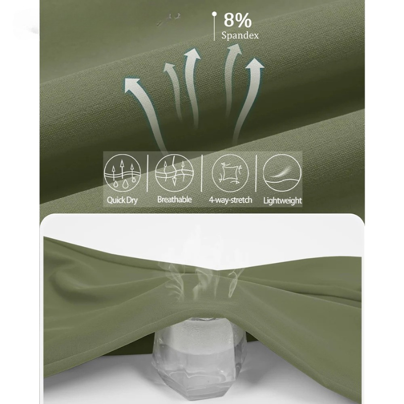 Pantalones de tacor de miami hombres rápido seco recto corriendo pantalones de senderismo elástico yoga fitness ejercicio de chándal joggers
