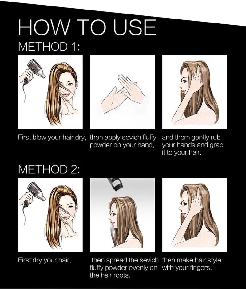 8g Volumización de peinado Polvo Textura de cabello Polvo Polvo Finisco Finiso peinado con cabello matificante Polvo unisex