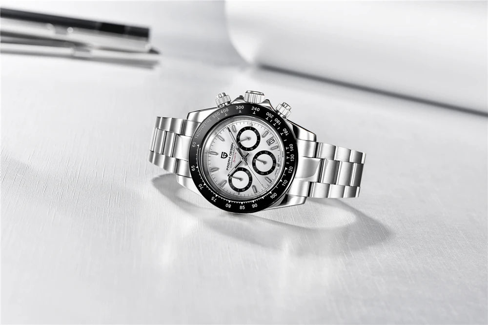 Männer Luxusquarz Chronograph Watch - wasserdicht und geschäftlicher Stil