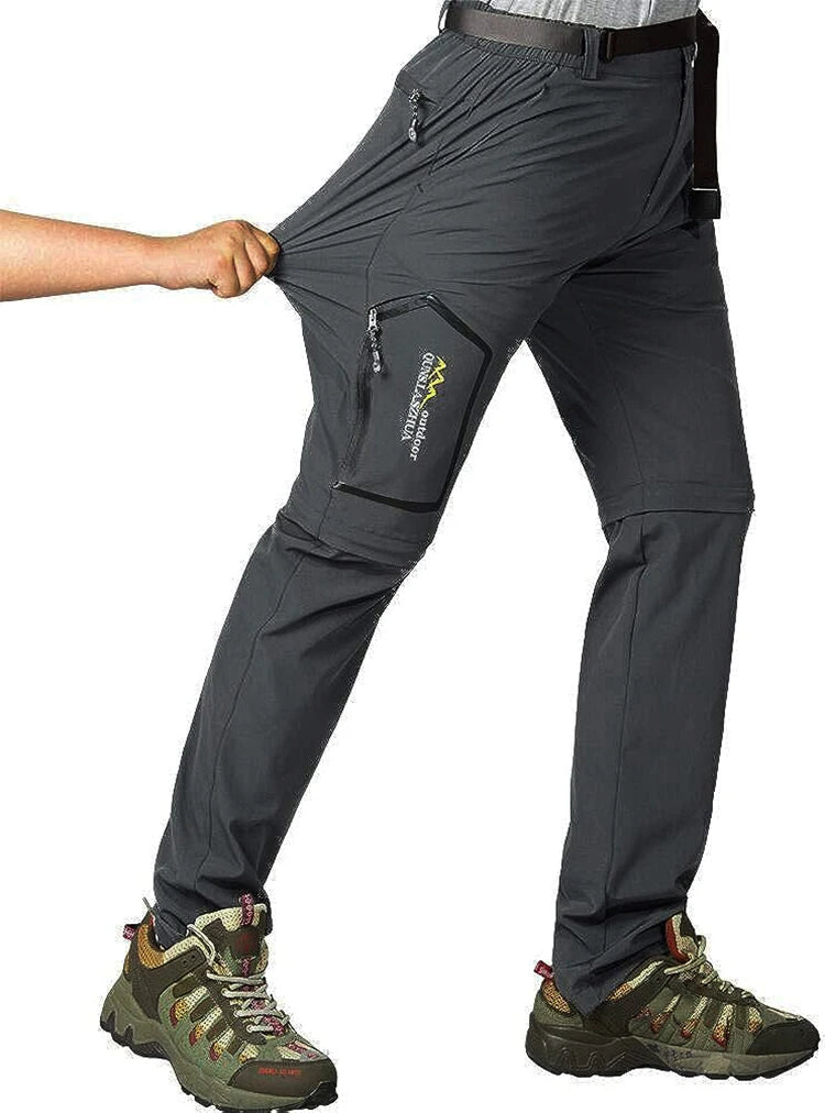 Pantalones tácticos de senderismo táctico para hombres: protección impermeable, seca rápida y UV