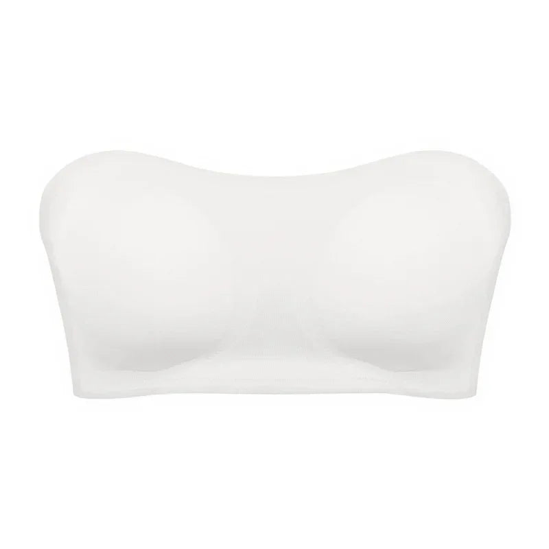 Popular Women's Strapless Bra Cross Side Buckle Underwear