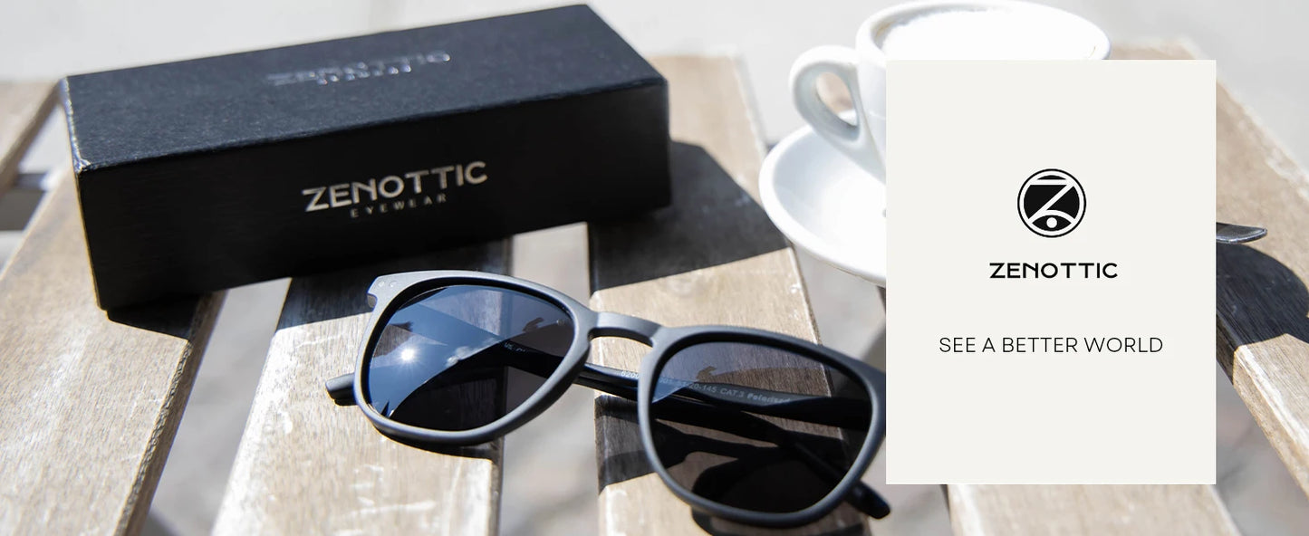 ZENOTTIC™-Unisex retropolariserede solbriller – UV400-beskyttelse & Designerstil