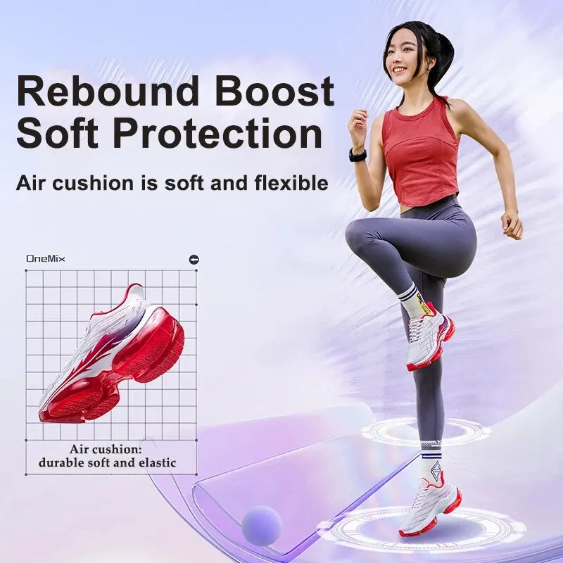 Atletische schoenen/ sneakers/ hardloopschoenen- Ultra zachte aircushioned zool- 30% meer schokabsorptie, 65% meer comfort, totale kniebescherming