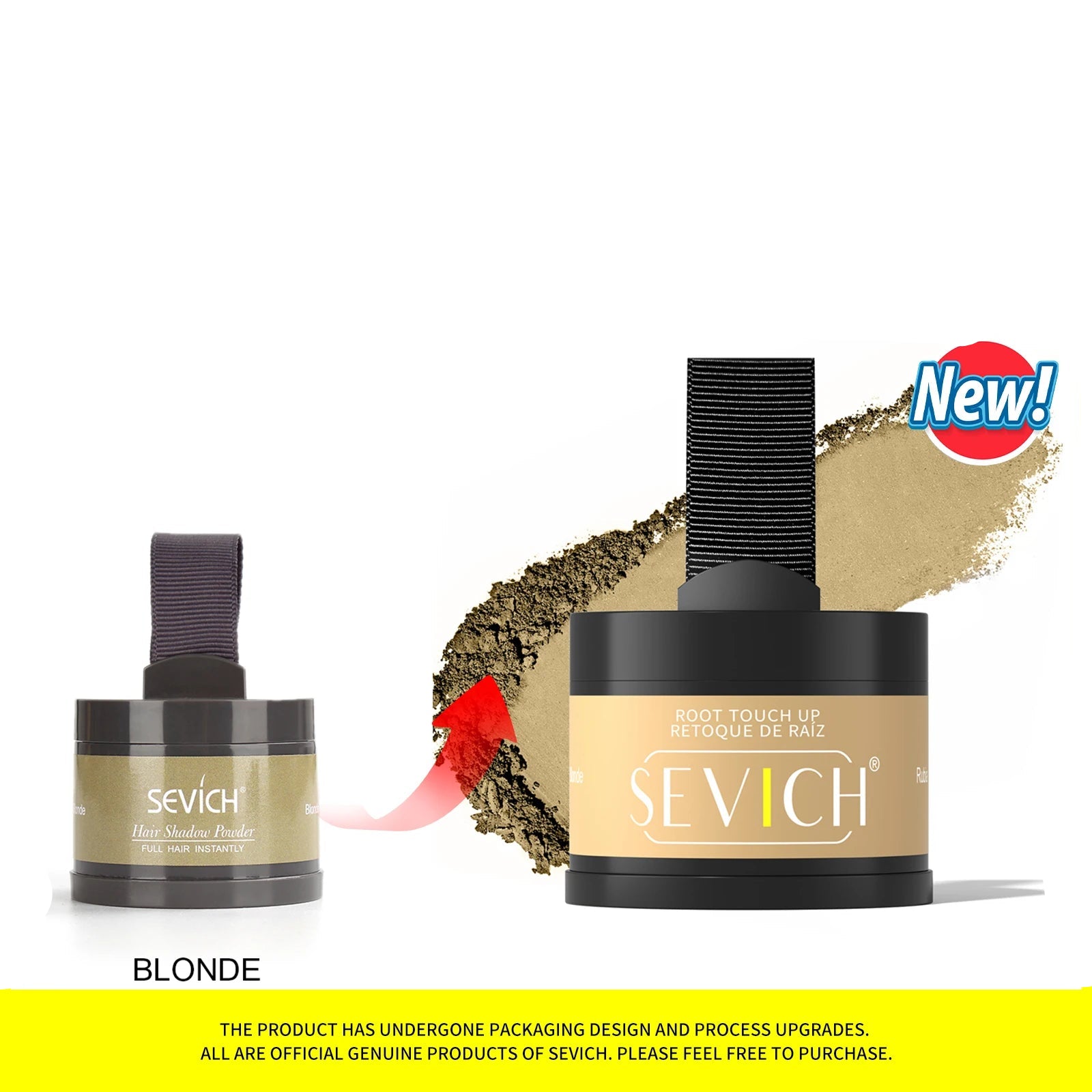 Sevich Hairline Powder 4g Hairline Shadow Powder Makeup Hair Concealer Natural Cover Unisex Hair Loss Product