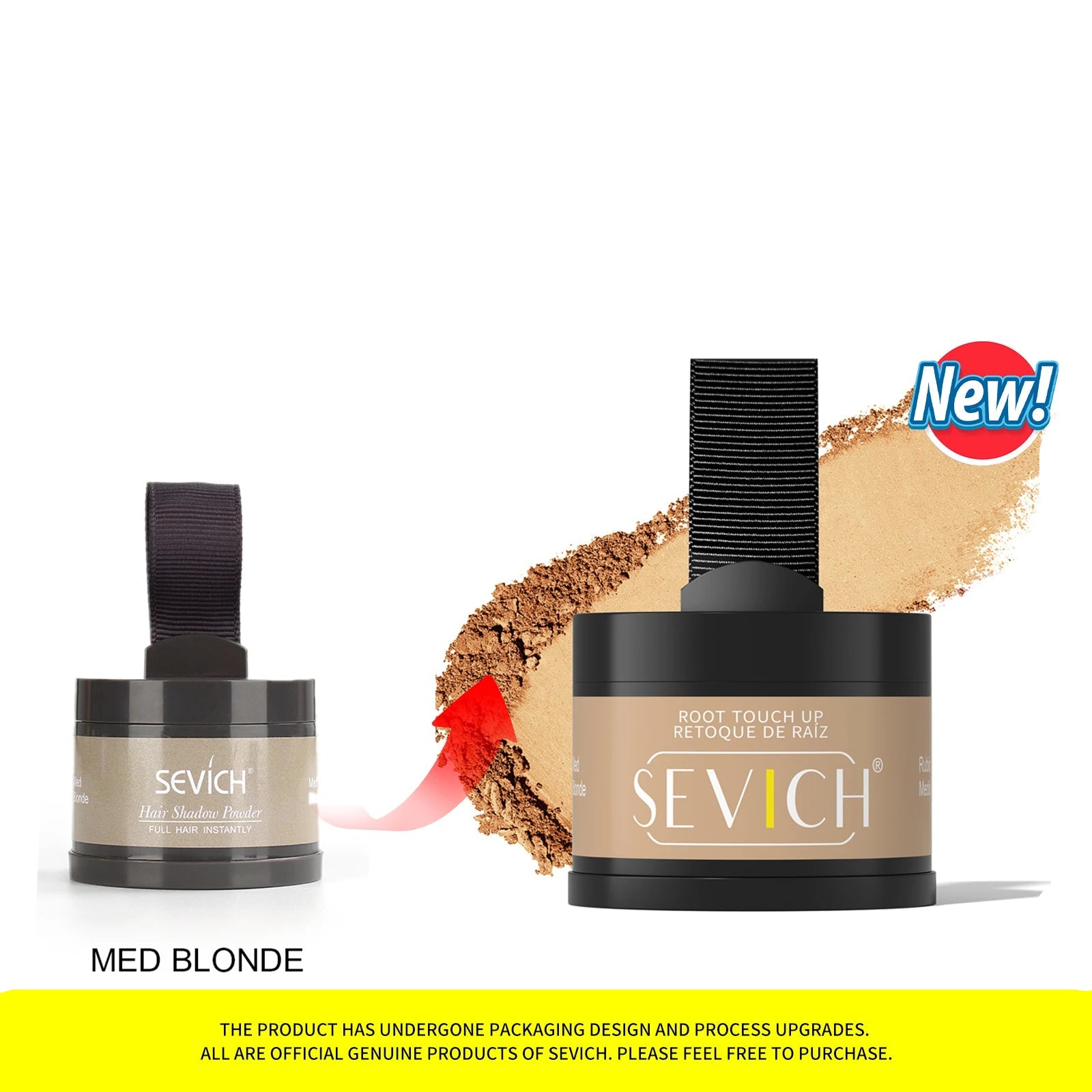 Sevich Hairline Powder 4g Hairline Shadow Powder Makeup Hair Concealer Natural Cover Unisex Hair Loss Product
