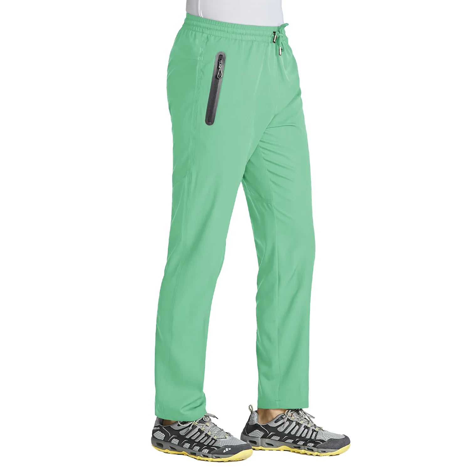 Pantalones de tacor de miami hombres rápido seco recto corriendo pantalones de senderismo elástico yoga fitness ejercicio de chándal joggers
