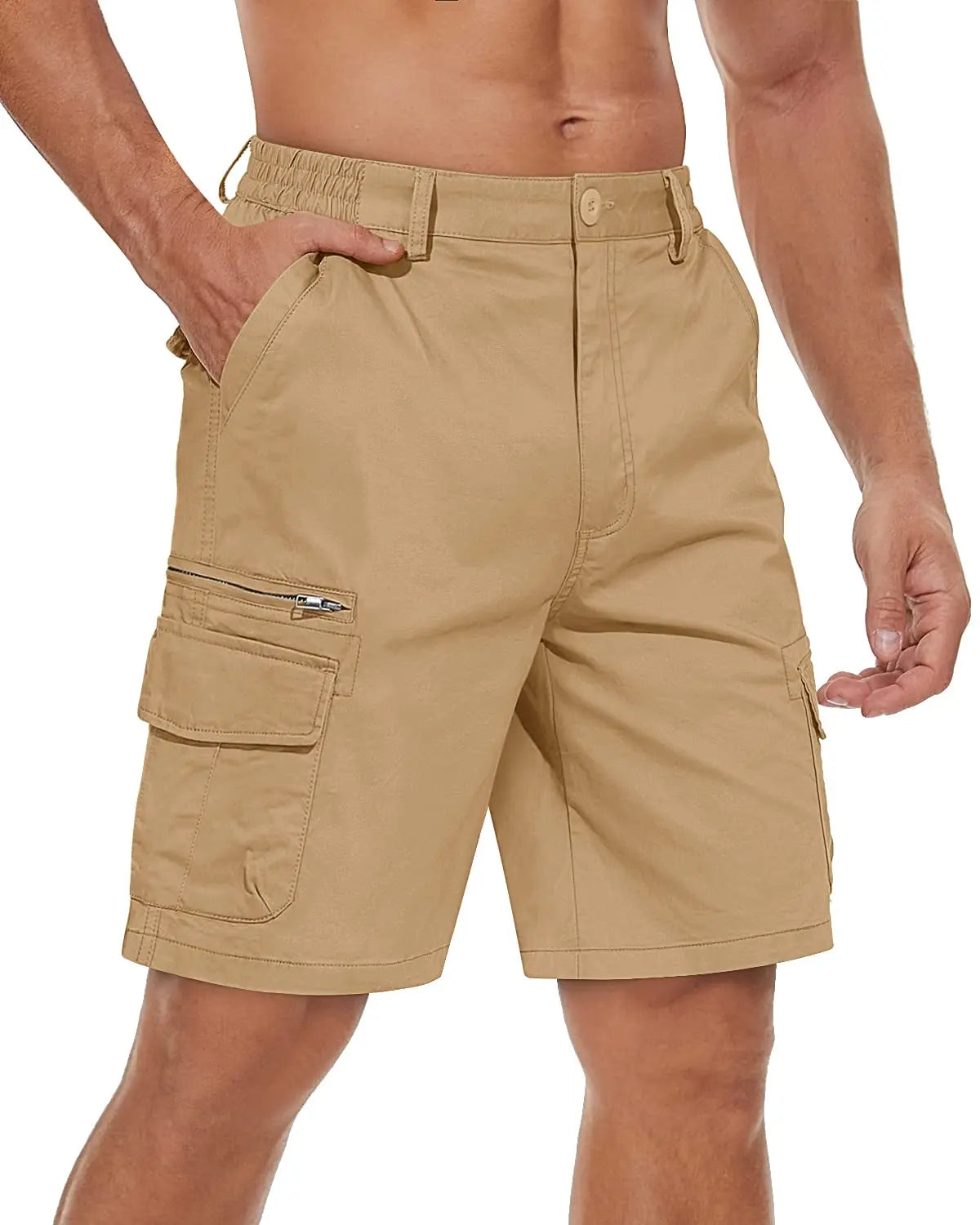 Diseño de Miami: pantalones cortos de carga TAC 97% de algodón múltiples Fit Multi-Pockets al aire libre