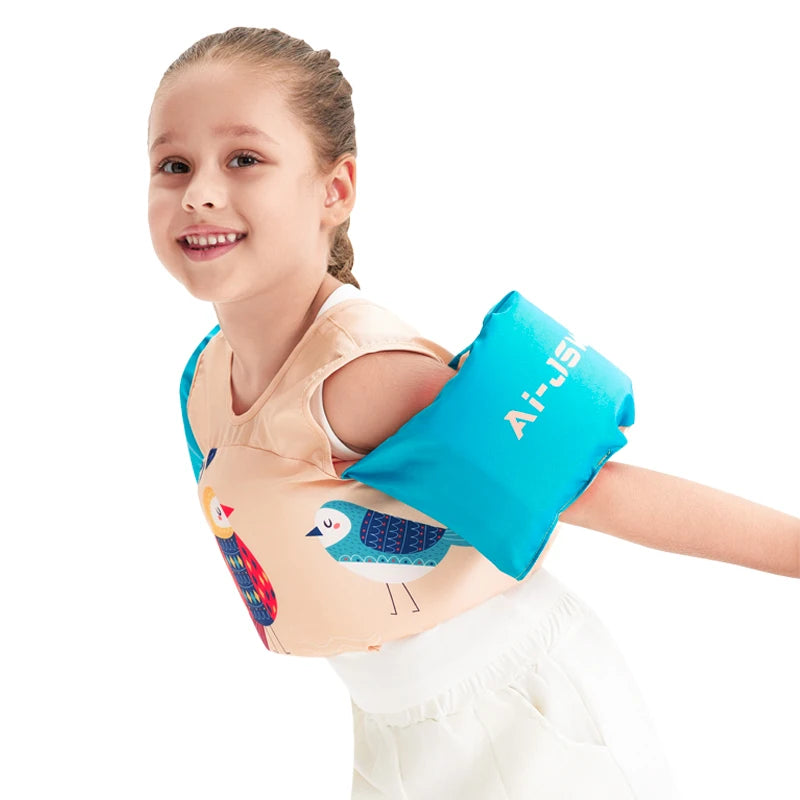 Gilet de natation pour les enfants mignon veste de piscine flotte non inflatiable pour bébés garçons girnes group sondage aides pour enfants âgés de 2 à 6 ans