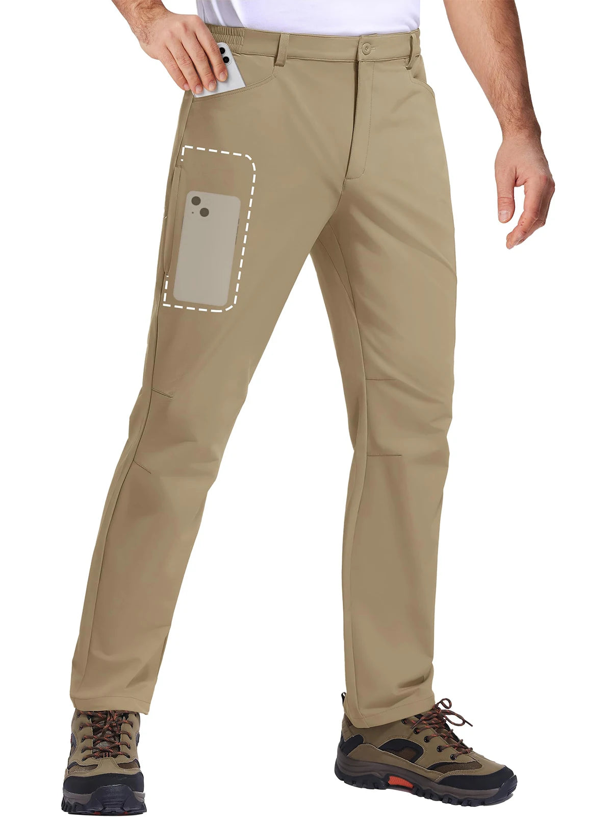 Pantalones de senderismo de secado rápido de Miami Tacmen: liviano, elástico e impermeable
