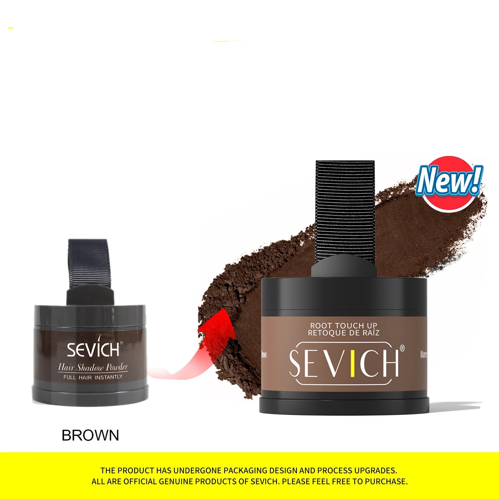 Sevich Hairline Powder 4g Hairline Shadow Powder Makeup Hair Concealer Natural Cover Unisex Hair Loss Product