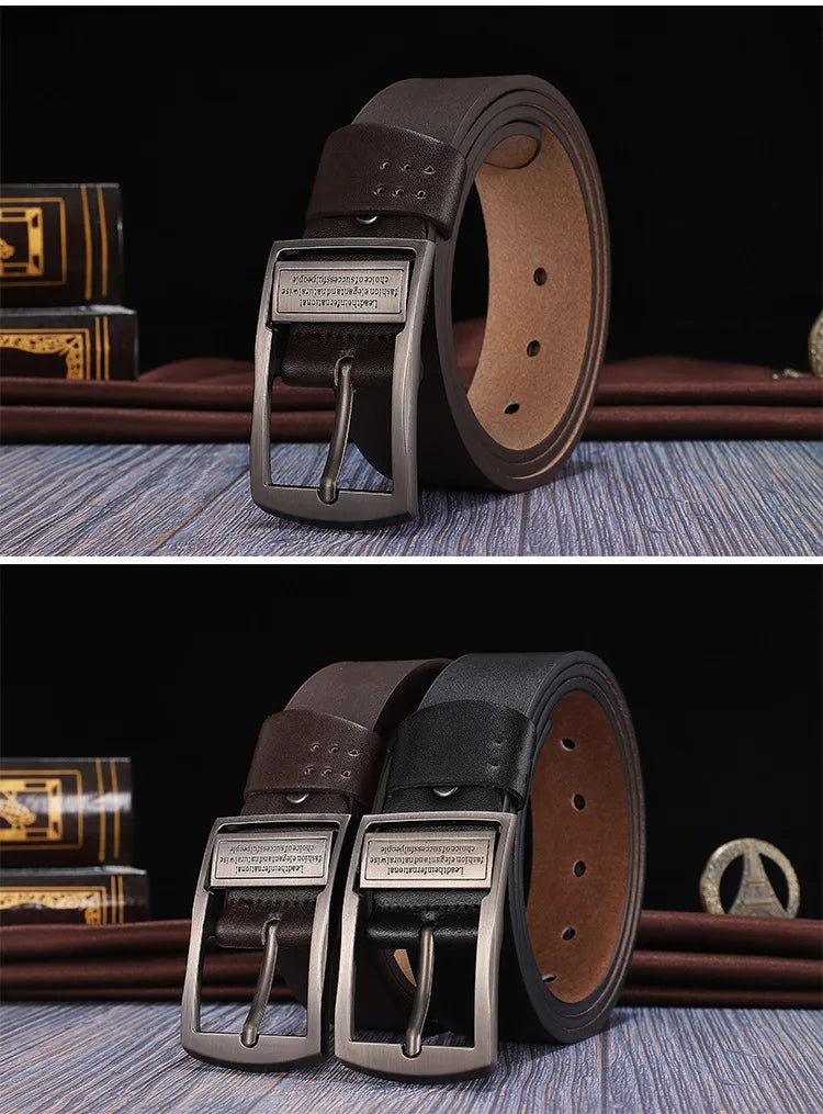 Genuine Leather Men’s Belt – Business & Casual