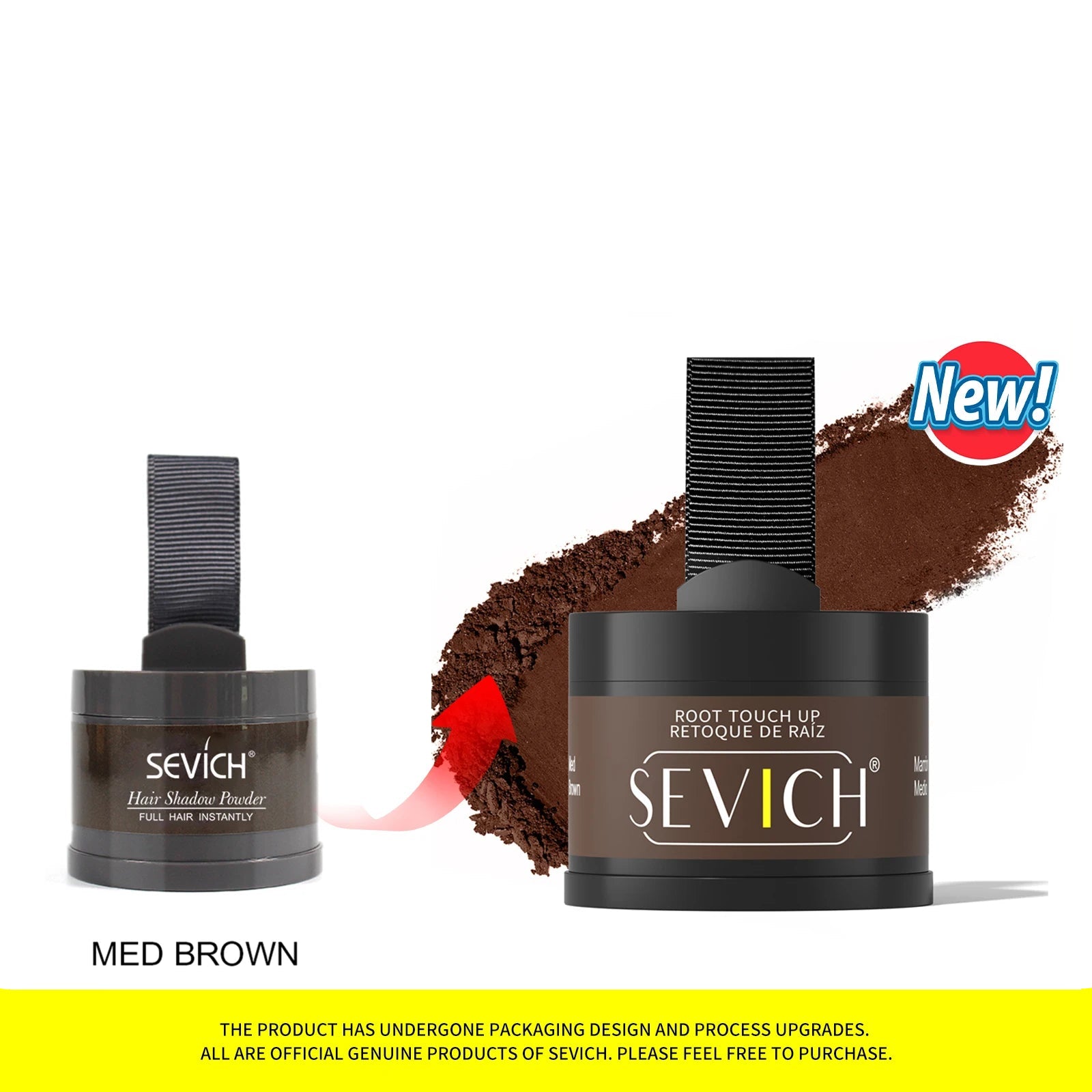 Sevich Hairline Powder 4g Hairline Shadow Powder Makeup Hair Concealer Natural Cover Unisex Hair Loss Product