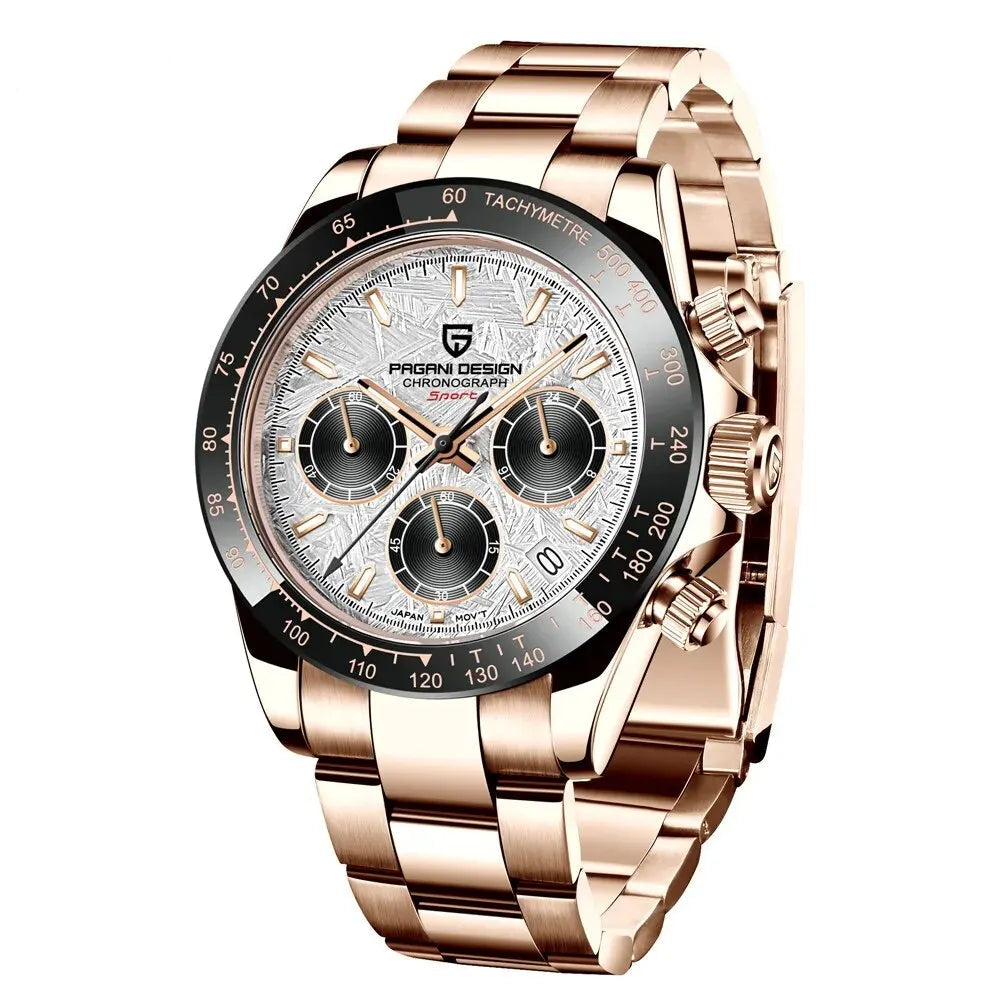 Männer Luxusquarz Chronograph Watch - wasserdicht und geschäftlicher Stil