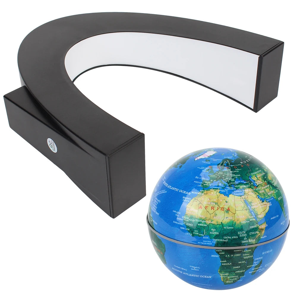 Levitación magnética flotante Globe LED World Mapa de antigravedad Lámpara de antigravedad Luz de bola novedosa decoración del hogar