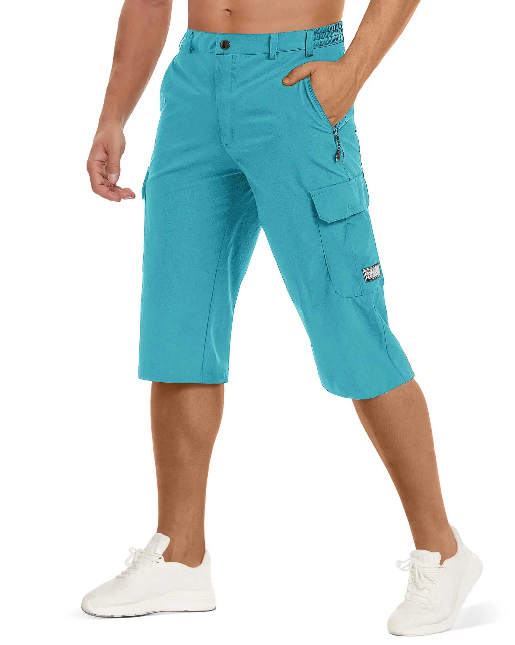 Miami TAC -Summer Rápido Dry 3/4 Capri Pantalones Capri Múltiples Puntos múltiples Ligeros