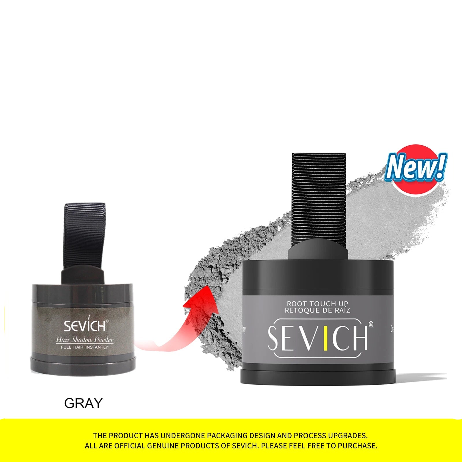 Sevich Hairline Powder 4g Hairline Shadow Powder Makeup Hair Concealer Natural Cover Unisex Hair Loss Product