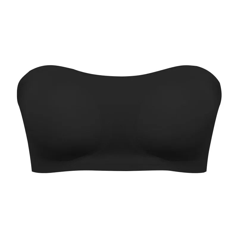 Popular Women's Strapless Bra Cross Side Buckle Underwear