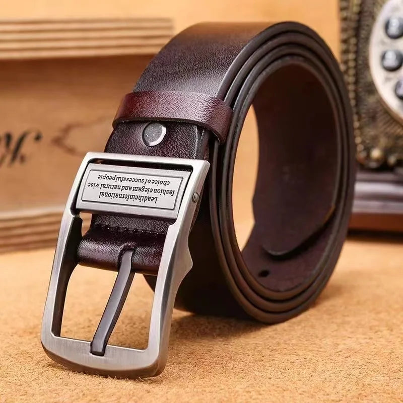 Genuine Leather Men’s Belt – Business & Casual