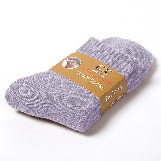 Calcetines de lana merino ultra groseros: ¡la máxima calidez para los días fríos y nevados! Unisexo