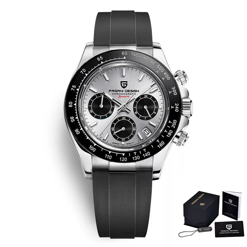 Männer Luxusquarz Chronograph Watch - wasserdicht und geschäftlicher Stil