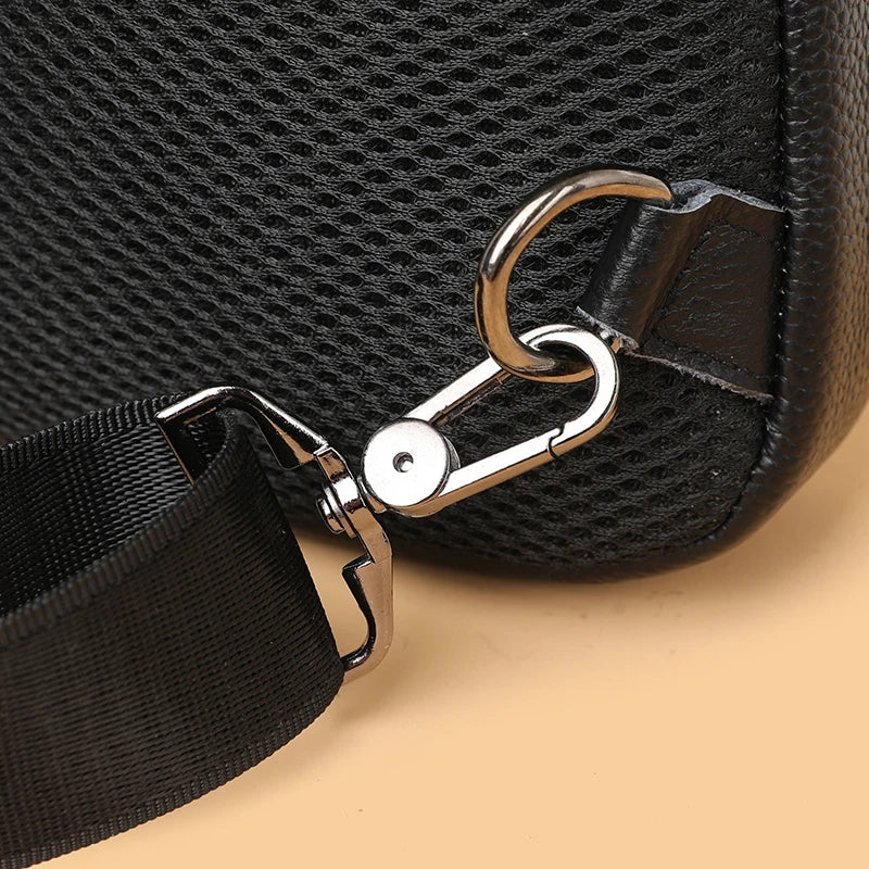 Umhängetasche - 100% echte Leder -Cross -Body -Umhängetasche von Männern - lässig und stilvoll