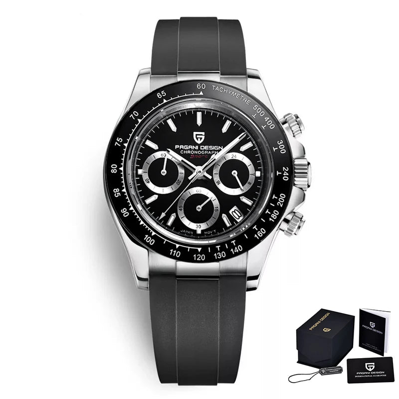 Männer Luxusquarz Chronograph Watch - wasserdicht und geschäftlicher Stil