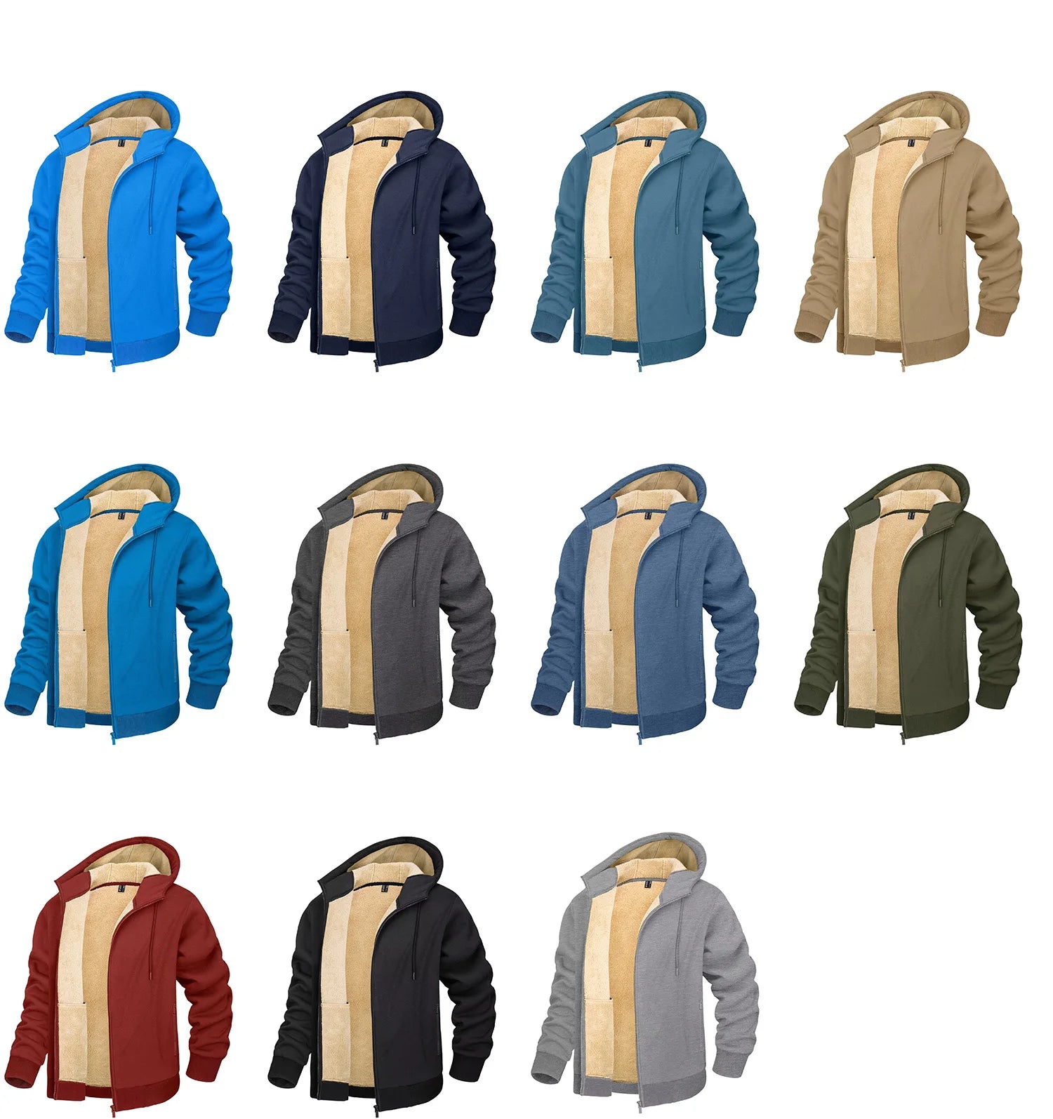 Condemo sherpa de Miami Tac-Men-Comodidad a prueba de viento, cálida y completa