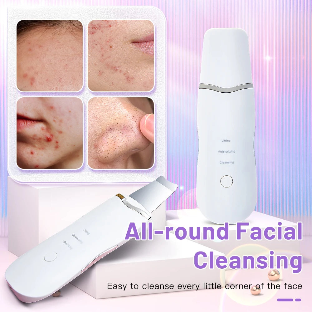 Professionele ultrasone huidwassing Peeling Blackhead Remover Deep Face Reiniging Peeling Skin Care Device schoonheidsinstrument