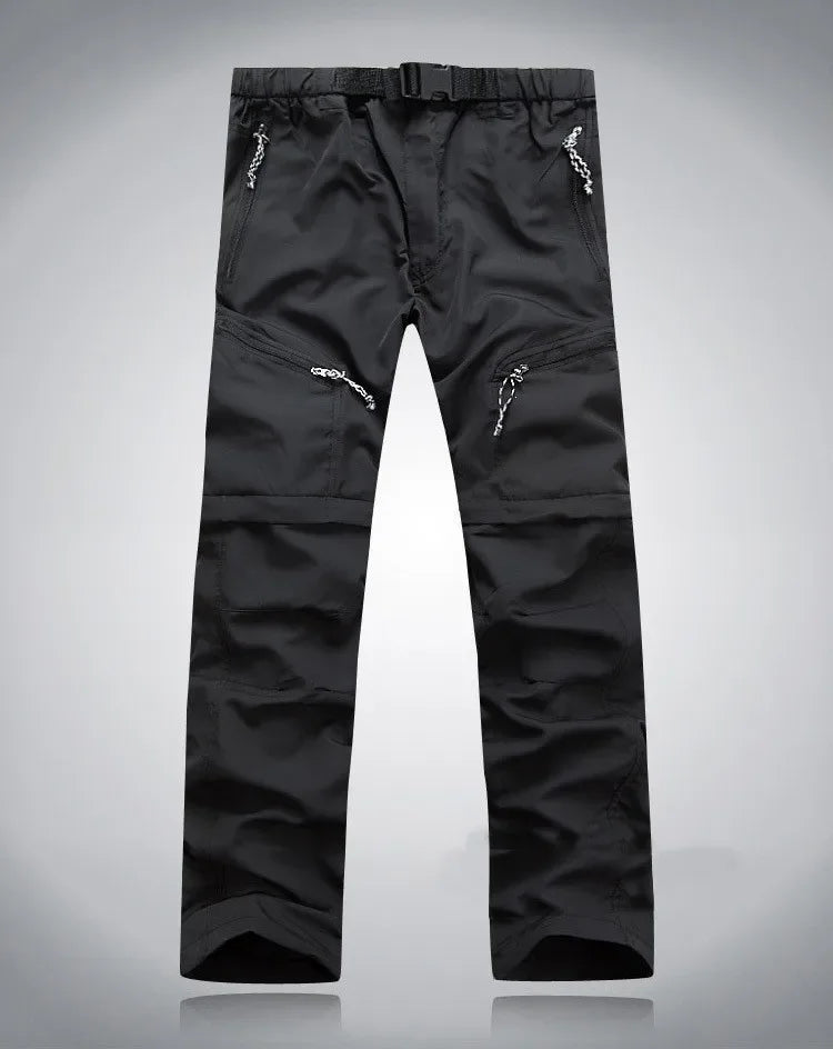 Hosen - Kurztrocknungskabbierter Outdoor -Hosen von Männern - atmungsaktiv, leicht, S - XXXL