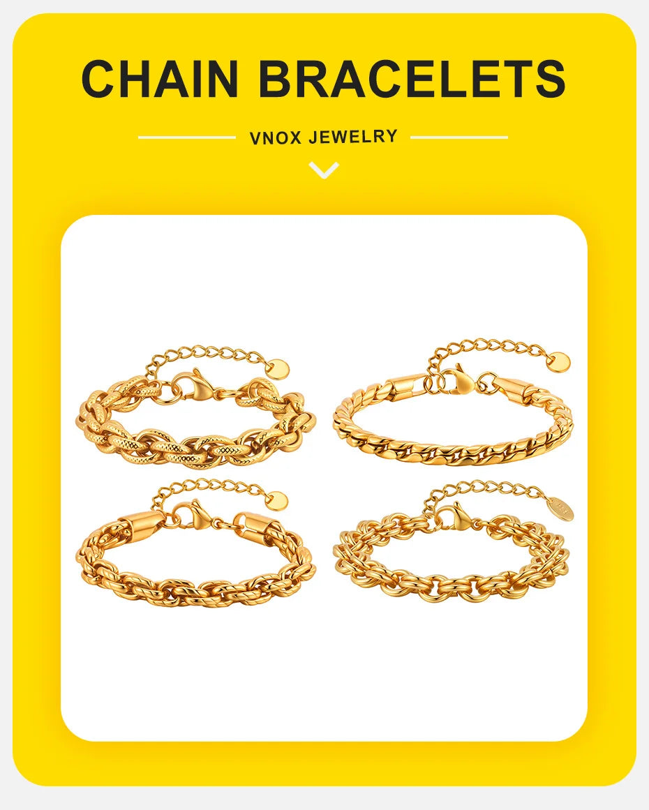Elegant Gold Stainless Steel Bracelet – Durable, Hypoallergenic & Timeless Style