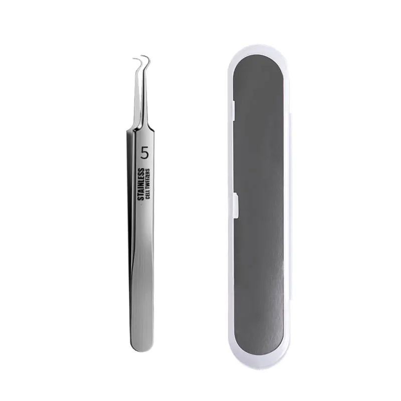 Acne Blackhead Ham Hpival Aghi in acciaio inossidabile punto nero Spot boccetta di rimozione rimozione Ago di pulizia profonda utensile kit di cura della pelle
