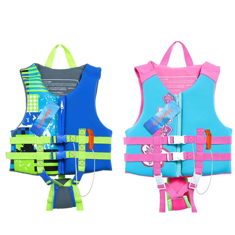 High Appearance Children's High Buoyancy Swimming Vest, Summer Outdoor Drifting, Drowning Prevention Children's Life Jacket