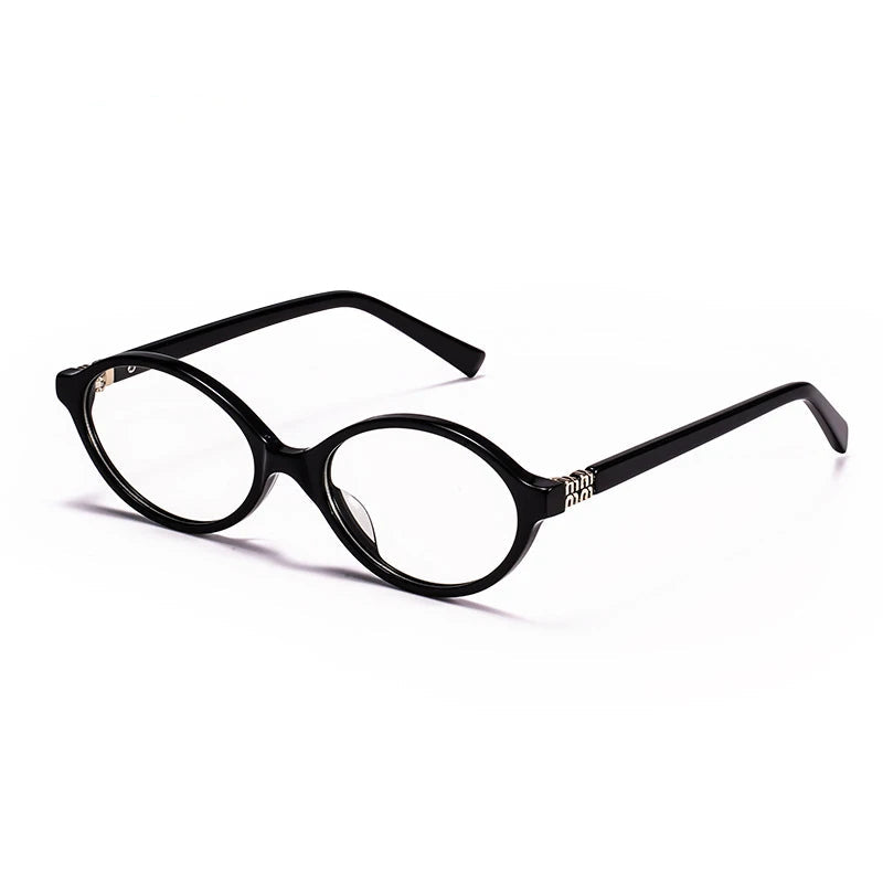 Glasses -Minimalist Oval Frame Glasses – Blue Light & Custom Prescription