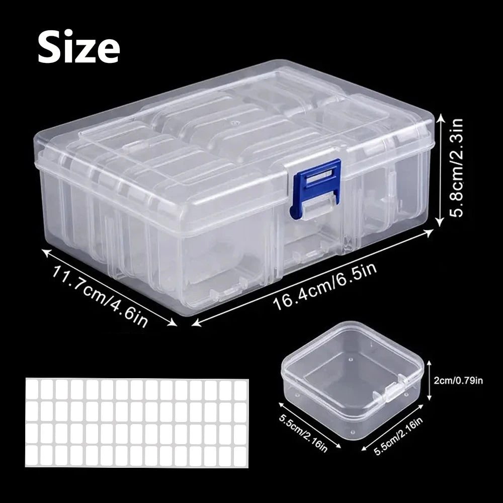 Organizzatore di pittura per diamanti e nail art fai -da -te - Punta di stoccaggio di gioielli multifunzionali e strass