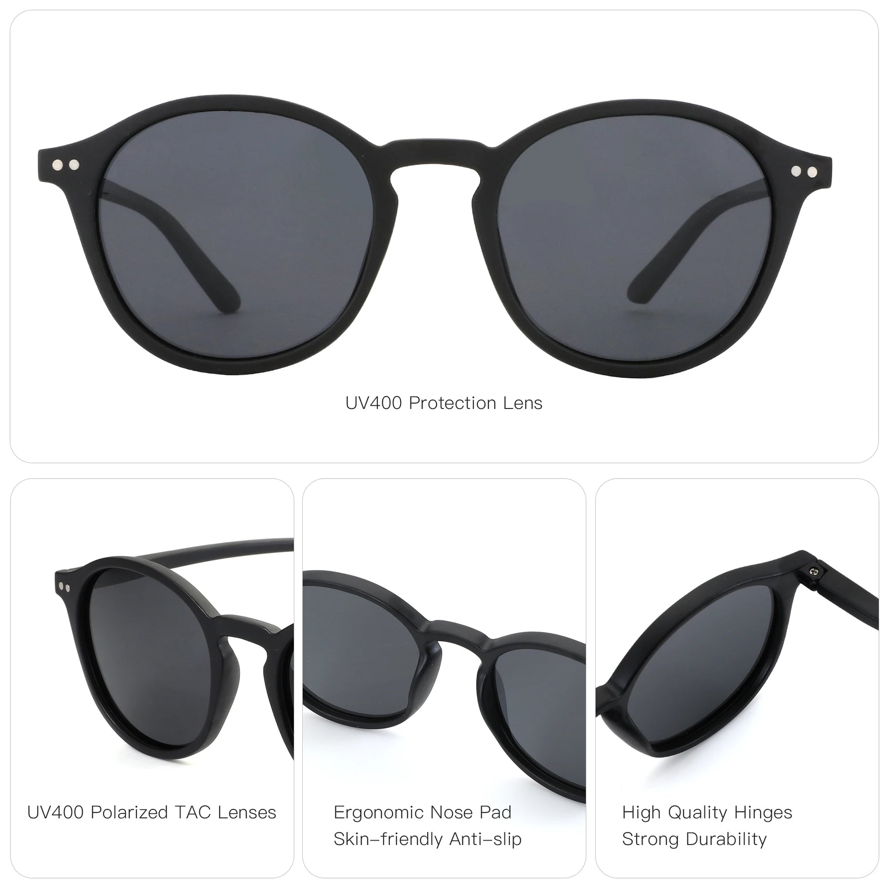 ZENOTTIC™-Unisex Retro Polarized Sunglasses – UV400 Protection & Designer Style