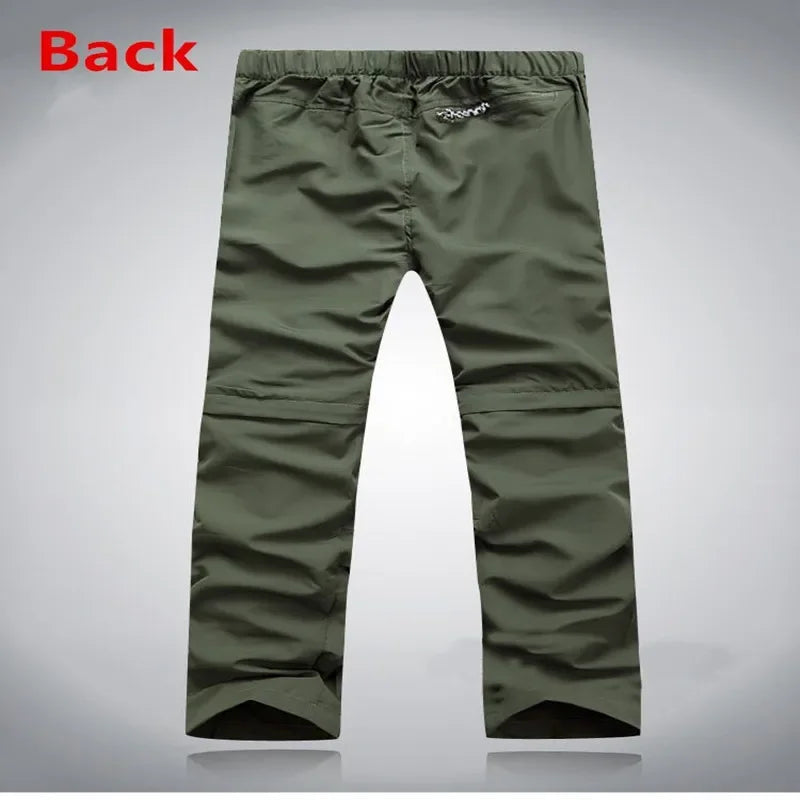 Hosen - Kurztrocknungskabbierter Outdoor -Hosen von Männern - atmungsaktiv, leicht, S - XXXL