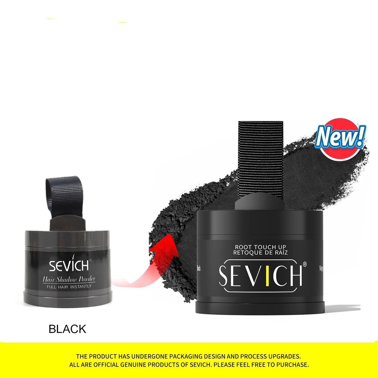 Sevich Hairline Powder 4g Hairline Shadow Powder Makeup Hair Concealer Natural Cover Unisex Hair Loss Product