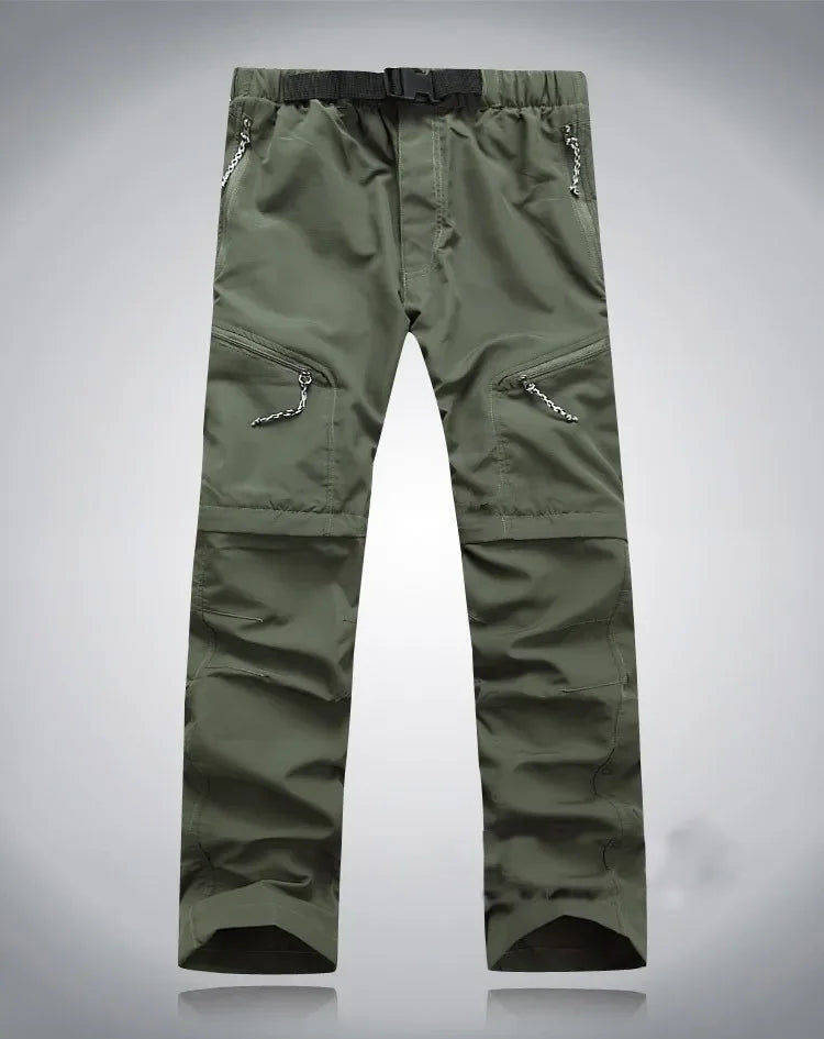 Hosen - Kurztrocknungskabbierter Outdoor -Hosen von Männern - atmungsaktiv, leicht, S - XXXL
