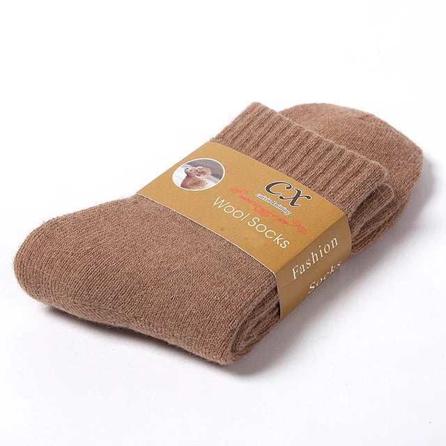 Calcetines de lana merino ultra groseros: ¡la máxima calidez para los días fríos y nevados! Unisexo