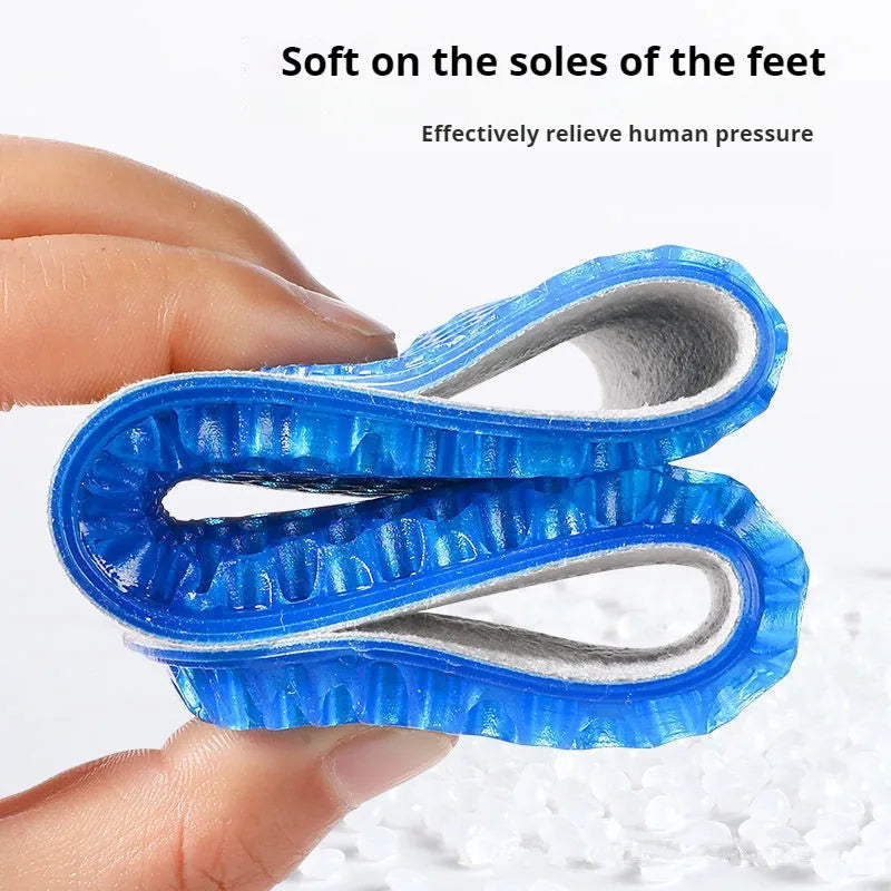 Honeycomb Silicone Shoes Insoles Soft shock absorption Running Sports Insole Shoes Pads Sweat wicking Breathable Shoe Sole 1Pair