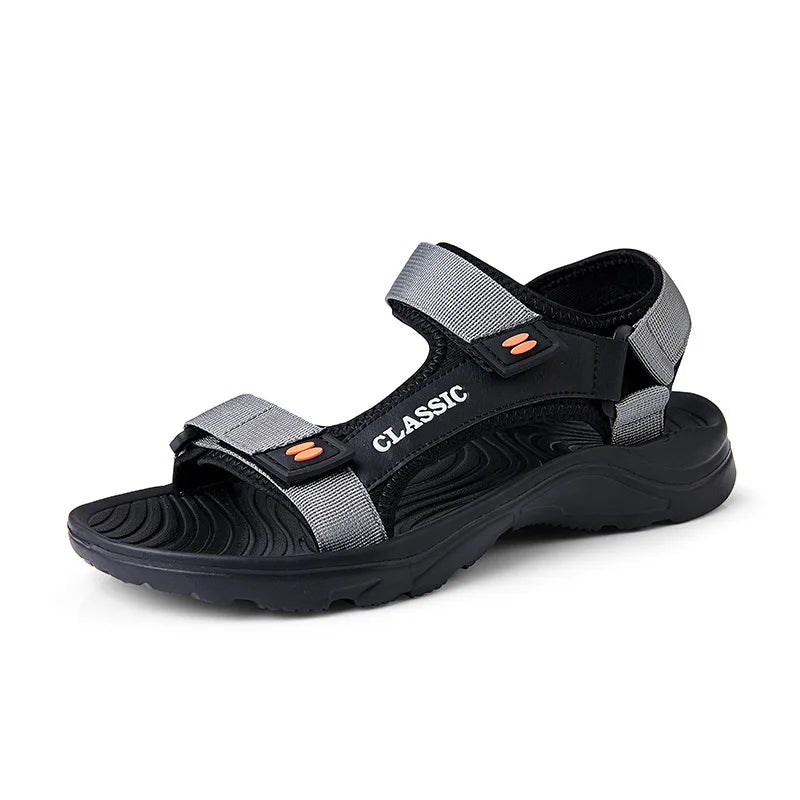Sandálias masculinas de alta qualidade, verão, praia, férias, sapatos unissex, novos tênis ao ar livre, confortáveis, antiderrapantes, sapatos casuais