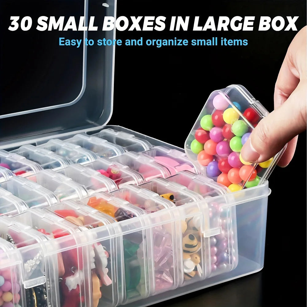 Organizzatore di pittura per diamanti e nail art fai -da -te - Punta di stoccaggio di gioielli multifunzionali e strass