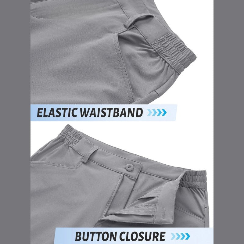 Pantalones de senderismo de secado rápido de Miami Tacmen: liviano, elástico e impermeable