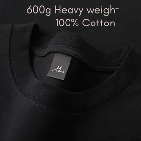 T-shirt -600g T-shirt à manches courtes et à manches courtes de coton lourd