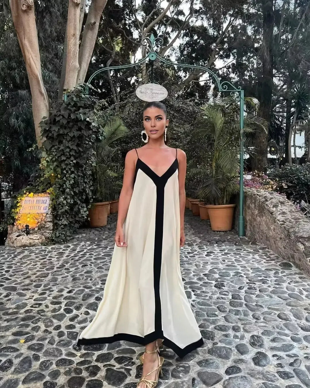 Women’s Elegant White Camisole Dress – Summer Sexy & Pretty Outfit