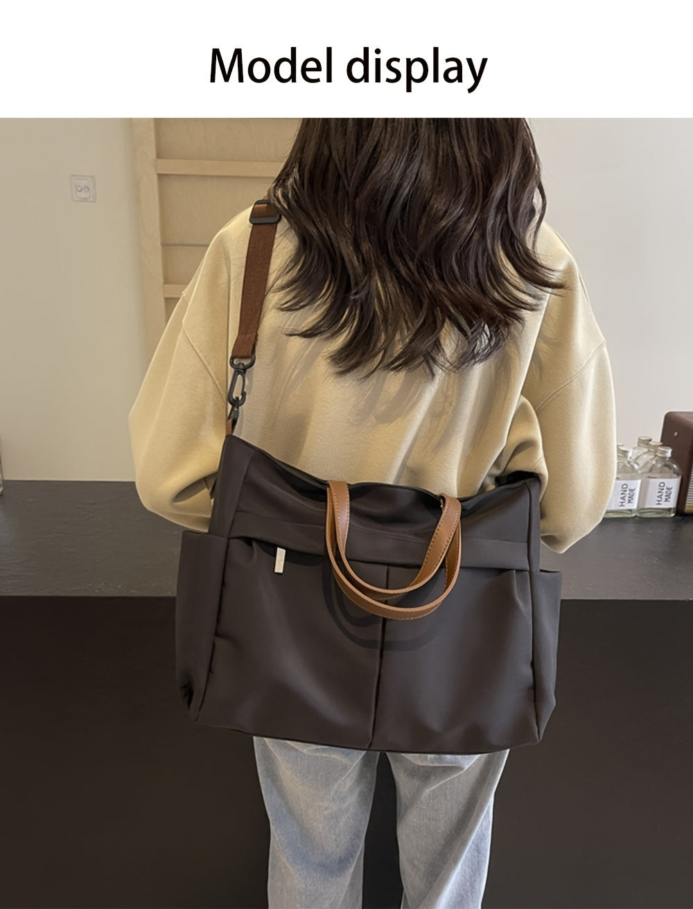 Stylish Nylon Women Tote Bag - Ultra-Light, Extra-Spacious — The Tote Bag That Follows Your Routine Without Weighing You Down