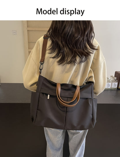 Stylish Nylon Women Tote Bag - Ultra-Light, Extra-Spacious — The Tote Bag That Follows Your Routine Without Weighing You Down