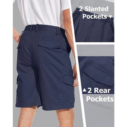 MIAMI DESIGN – TAC Cargo Shorts 97 % bomuld Herre Loose Fit Multi-lommer Retro Outdoor