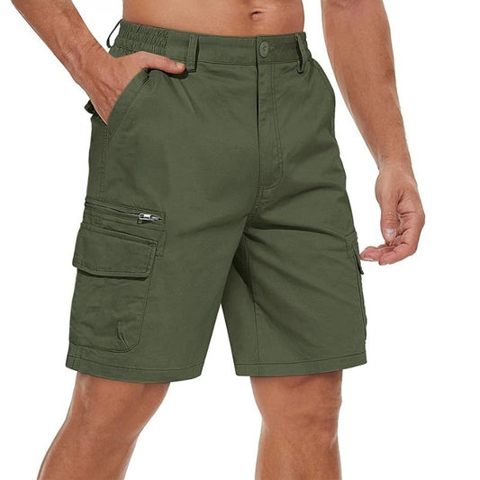 MIAMI DESIGN – TAC Cargo Shorts 97 % bomuld Herre Loose Fit Multi-lommer Retro Outdoor