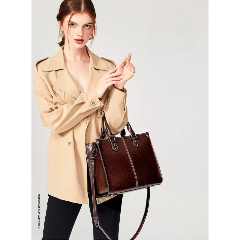 Sac à bandoulière pour femme – Cuir véritable | Mode & Fonctionnalité